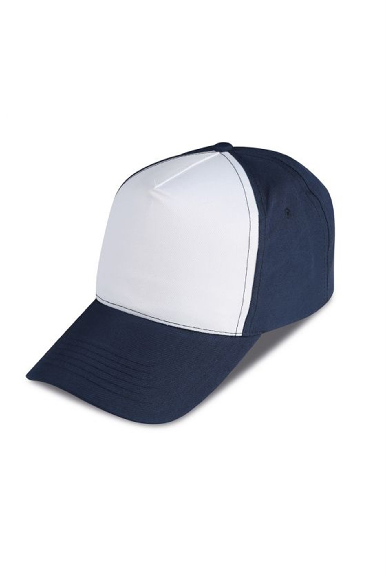 Cappellino golf 5 pannelli bicolore W163