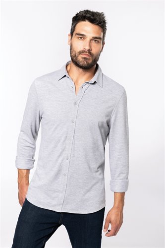 Polo effetto camicia