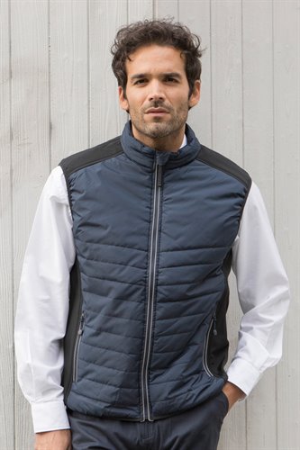 Gilet doppio tessuto